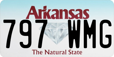AR license plate 797WMG