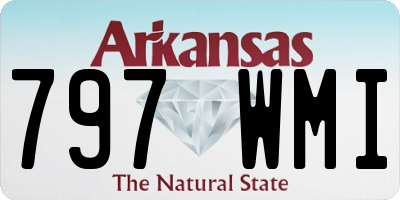 AR license plate 797WMI