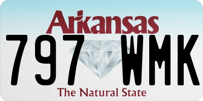 AR license plate 797WMK