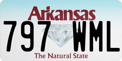AR license plate 797WML