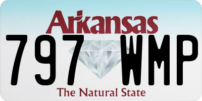 AR license plate 797WMP