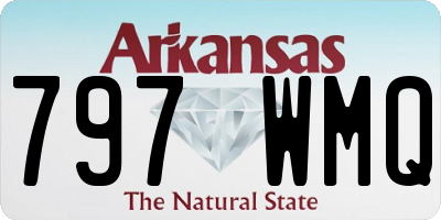 AR license plate 797WMQ