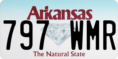AR license plate 797WMR