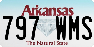 AR license plate 797WMS