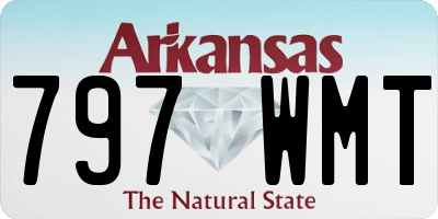 AR license plate 797WMT