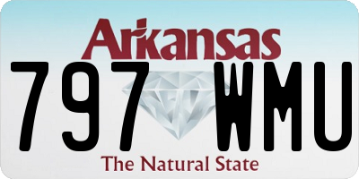 AR license plate 797WMU
