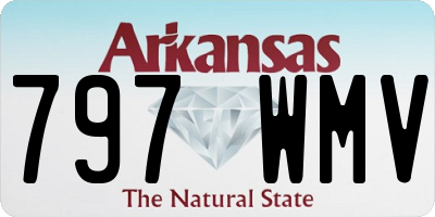 AR license plate 797WMV
