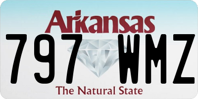 AR license plate 797WMZ