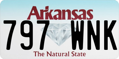 AR license plate 797WNK