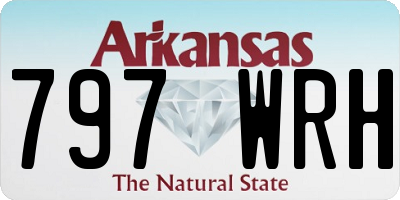 AR license plate 797WRH