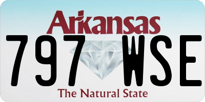 AR license plate 797WSE