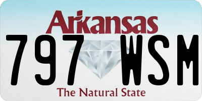 AR license plate 797WSM