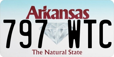 AR license plate 797WTC