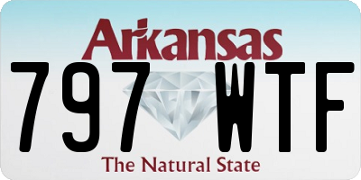 AR license plate 797WTF