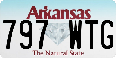 AR license plate 797WTG
