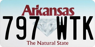 AR license plate 797WTK