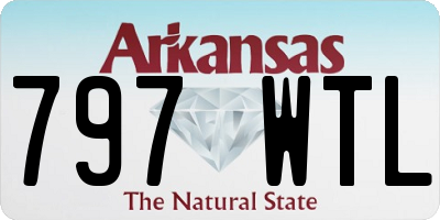 AR license plate 797WTL