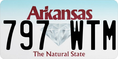 AR license plate 797WTM