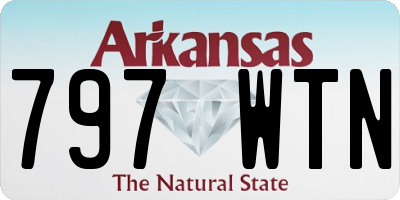 AR license plate 797WTN