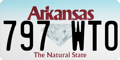 AR license plate 797WTO