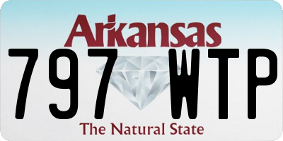 AR license plate 797WTP