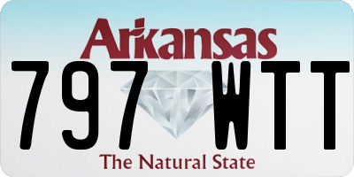 AR license plate 797WTT