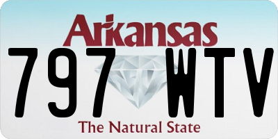 AR license plate 797WTV
