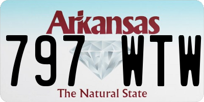 AR license plate 797WTW