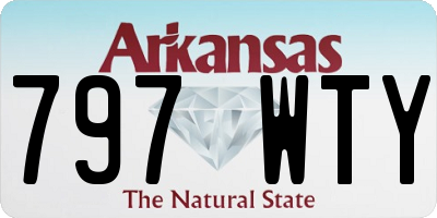 AR license plate 797WTY