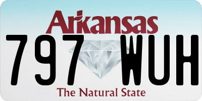 AR license plate 797WUH