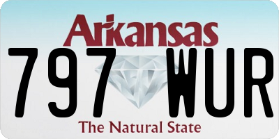 AR license plate 797WUR
