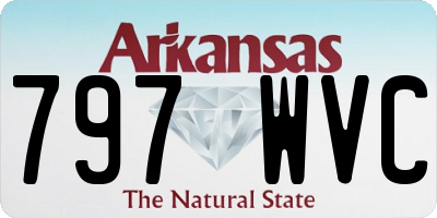 AR license plate 797WVC