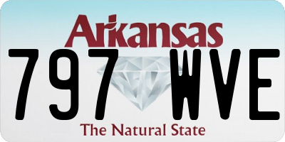 AR license plate 797WVE