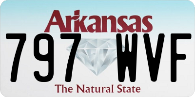 AR license plate 797WVF