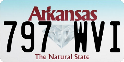 AR license plate 797WVI