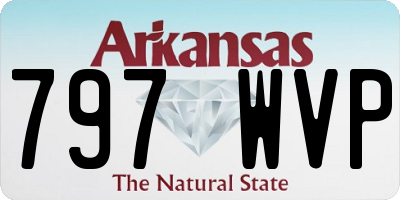 AR license plate 797WVP