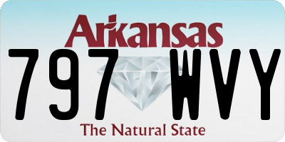 AR license plate 797WVY