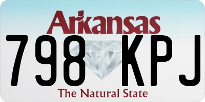 AR license plate 798KPJ