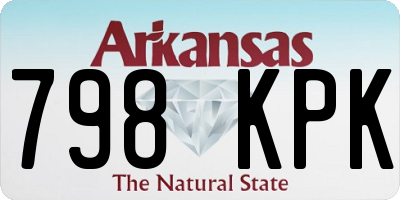 AR license plate 798KPK