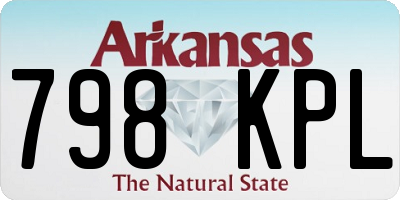 AR license plate 798KPL