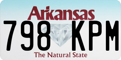 AR license plate 798KPM