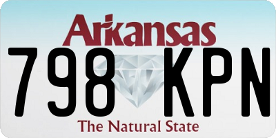 AR license plate 798KPN