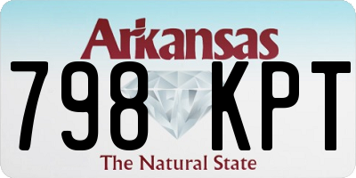 AR license plate 798KPT