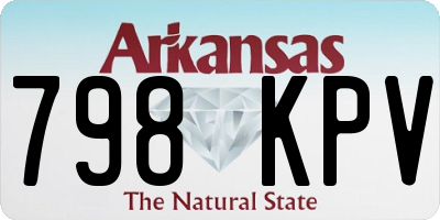 AR license plate 798KPV