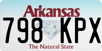 AR license plate 798KPX