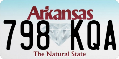 AR license plate 798KQA