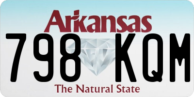 AR license plate 798KQM