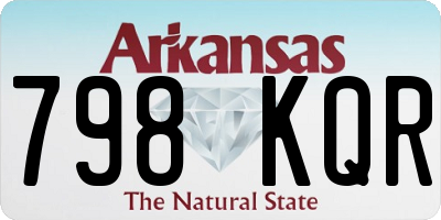 AR license plate 798KQR