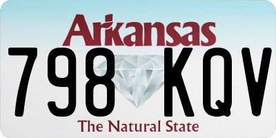 AR license plate 798KQV