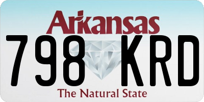 AR license plate 798KRD